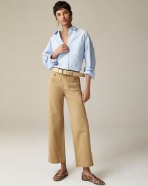 JCrew Sailor Slim Wide-leg Chino Pant For Women at J. Crew