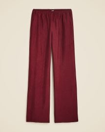 JCrew Stratus Pant In Textured Satin For Women at J. Crew