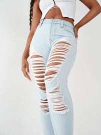 JENNIE HIGH RISE CURVY SKINNY JEAN at True Religion