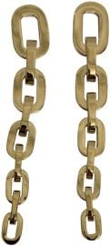 JENNIFER FISHER Gold Thick Graduated Chain Link Plated Drop Earrings Listed By Coco039z Closet - at Tradesy