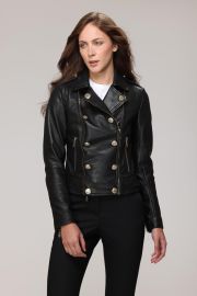 JIL Genuine Leather Biker Jacket at Danier