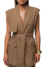 JLUXLABEL Jeanie Belted Vest at Nordstrom