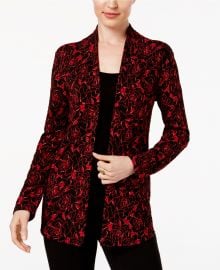 JM Collection Layered-Look Printed Top at Macys