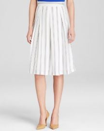 JOA Midi Skirt - Vertical Stripe at Bloomingdales