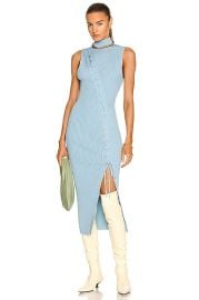 JONATHAN SIMKHAI Ava Midi Dress in Horizon FWRD at Forward