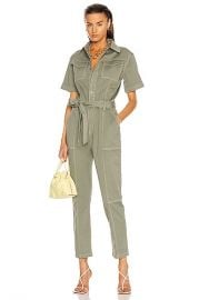 JONATHAN SIMKHAI STANDARD Marissa Jumpsuit in Eucalyptus  FWRD at Forward