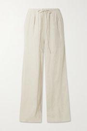 JOSLIN Sophia linen wide-leg pants NET-A-PORTER at Net a Porter