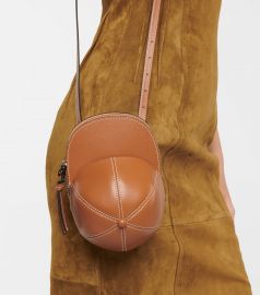 JW Anderson - Cap Medium leather crossbody bag at Mytheresa