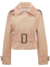 JW Anderson Cropped Cotton Trench Jacket - at Farfetch