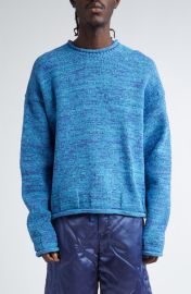 JW Anderson Space Dye Cotton Blend Sweater at Nordstrom