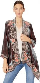 JWLA By Johnny Was Women s Velvet Draped Cardigan at Amazon