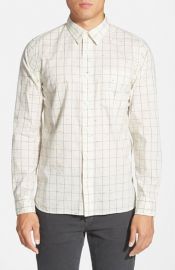 Jack Spade Parrish Trim Fit Windowpane Sport Shirt at Nordstrom