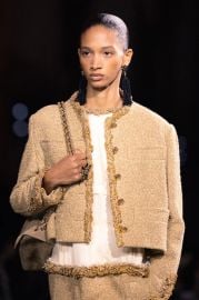 Jacket - Cotton tweed craft beige Fashion CHANEL at Chanel