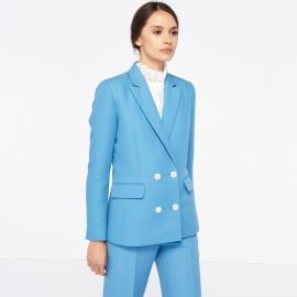 Jacket With Button Fastening at Sandro