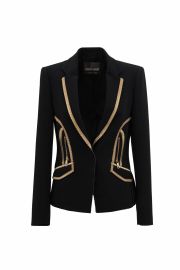 Jacket in Stretch Viscose Cady by Roberto Cavalli at Roberto Cavalli