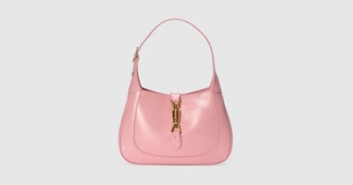 Jackie 1961 Small Hobo Bag In Light Pink Leather   US at Gucci