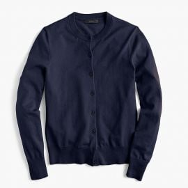 Jackie Cotton Cardigan at J. Crew