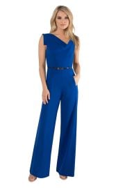 Jackie O Jumpsuit Black Halo at Black Halo