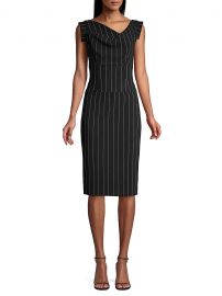 Jackie O Pinstripe Midi Dress at Saks Fifth Avenue