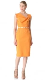 Jackie O dress by Black Halo in orange at Shopbop