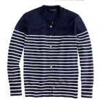 Jackie cardigan in stripes at Jcrew at J. Crew