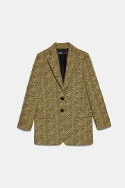 Jacquard Blazer by Zara at Zara