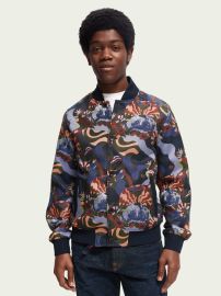 Jacquard Bomber JAcket at Scotch & Soda