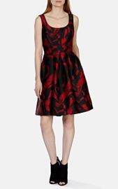 Jacquard Full Skirted Dress at Karen Millen