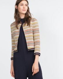 Jacquard Jacket at Zara