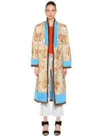 Jacquard Kimono Coat by Etro at Luisavairoma