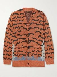 Jacquard-Knit Cardigan at Mr Porter