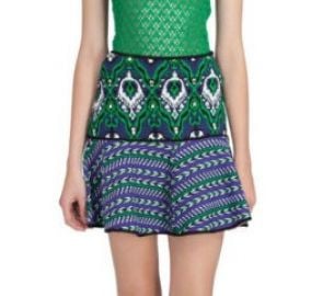 Jacquard Ottoman Skirt by Manoush at Manoush