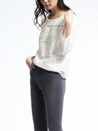 Jacquard Pullover at Banana Republic