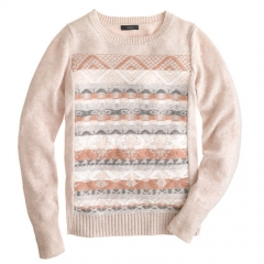 Jacquard Stitch Fair Isle Sweater at J. Crew