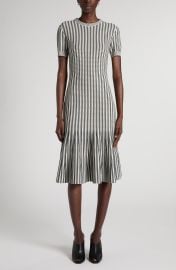 Jacquard Stripe Trumpet Sweater Dress at Nordstrom