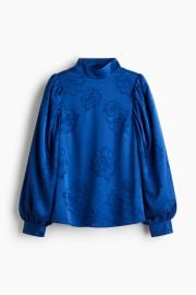 Jacquard Weave Blouse at H&M