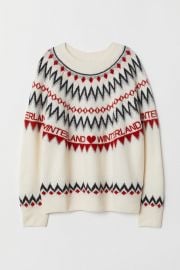 Jacquard-knit Sweater at H&M