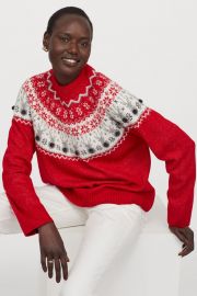 Jacquard-knit Sweater at H&M