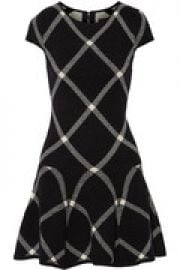 Jacquard-knit mini dress at The Outnet