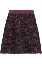 Jacquard-knit mini skirt at The Outnet