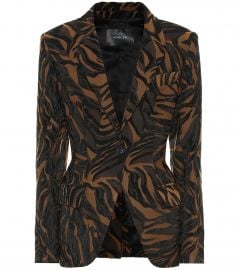 Jacquard stretch-twill blazer at Mytheresa