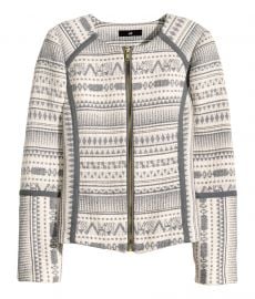 Jacquard weave jacket at H&M