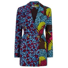 Jacqueline Print Clash African Print Blazer  Ohema Ohene  Wolf amp Badger at Wolf & Badger