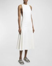 Jacquemus Favola Halter Backless Midi Dress at Neiman Marcus