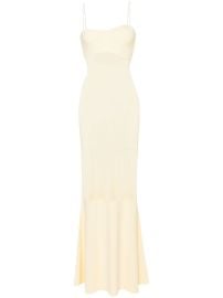 Jacquemus La Robe Fino Maxi Dress Yellow at Farfetch