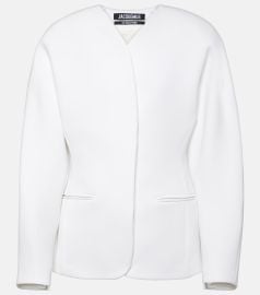 Jacquemus La Veste Ovalo Cady Jacket at Mytheresa