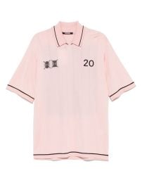 Jacquemus Le Polo Liga Polo Shirt Pink at Farfetch