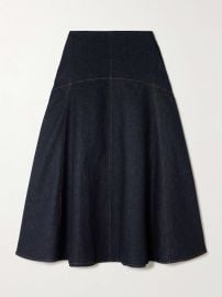 Jacquemus Pasante de N mes Denim Top and Skirt at Net a Porter