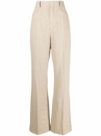 Jacquemus Sauge high-waisted Flared Trousers - at Farfetch