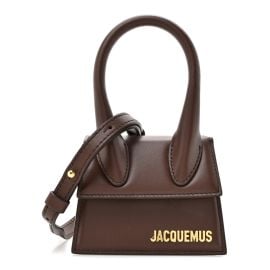 Jacquemus Smooth Calfskin Le Chiquito Dark Brown 1905728 FASHIONPHILE at Fashionphile
